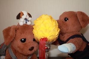 これは食べ物じゃないよ(>_<)ふぃるクン！