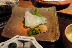 ひらめの刺身